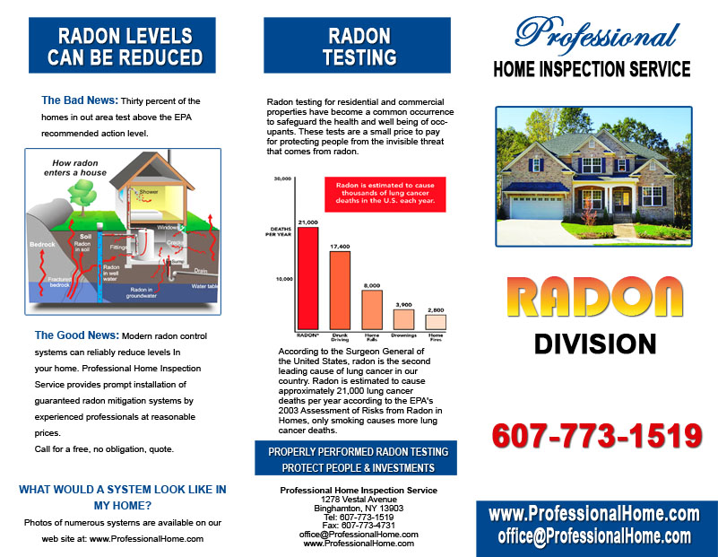 Brochure Sample Radon Outside