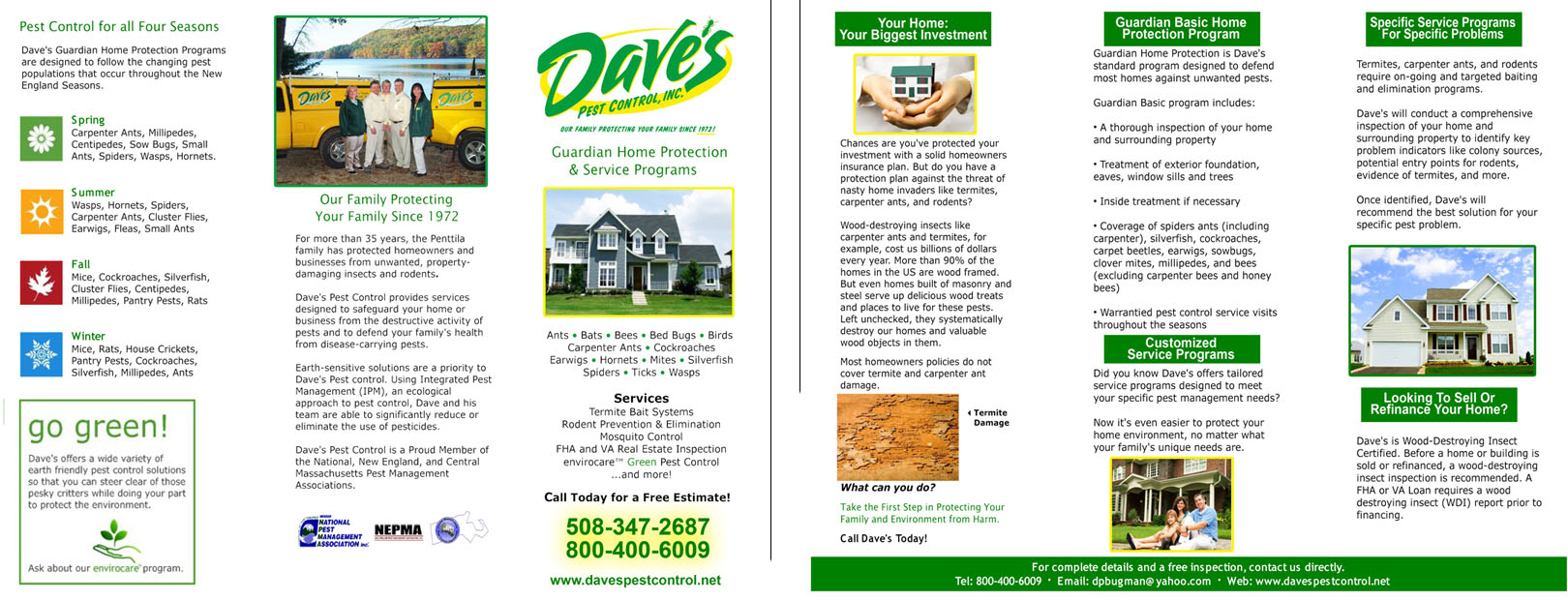 Daves Brochure Design Cover