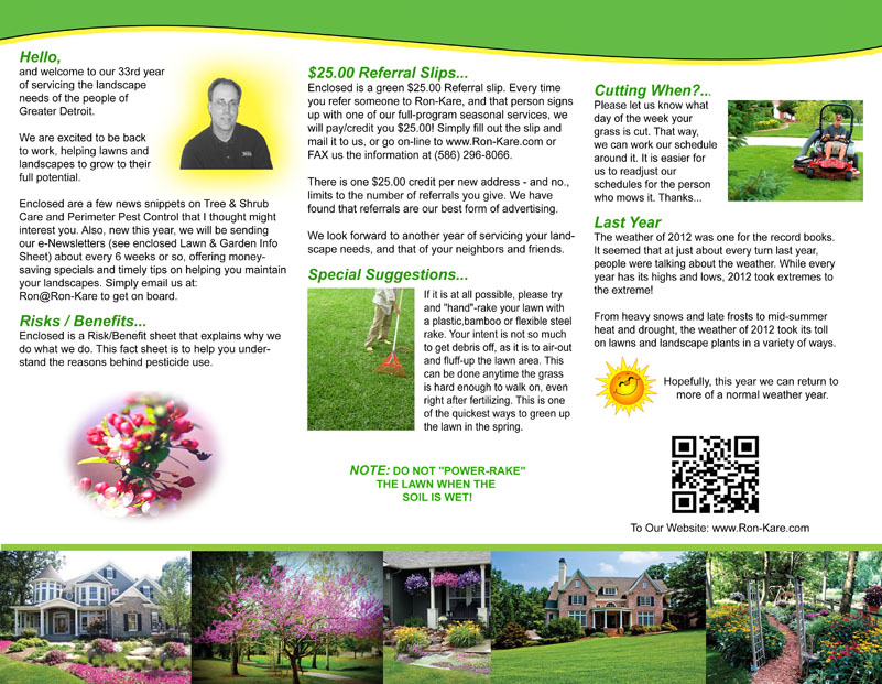 Best Landscapers Brochure Designs